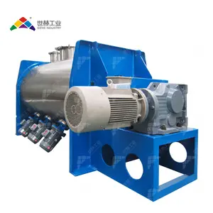 Industrial dry powder mixing machine plow blender