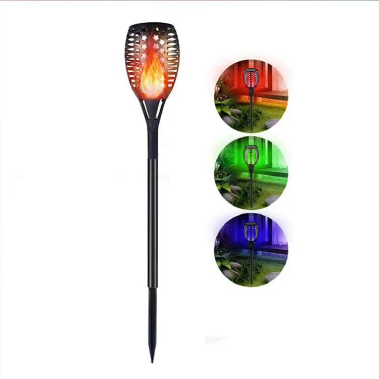 96 LED Waterproof Garden Solar flame light Landscape Lamp Solar Torch Light With Flickering Flame for Outdoor christmas lights