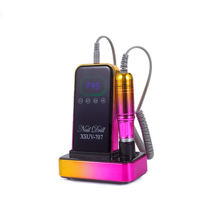 Machine à ongles électrique professionnelle portable sans fil 45000 tr/min avec moteur sans balais et brosse intégrée pour acrylique - Product Image 6