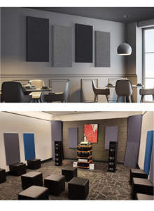 Pannelli Acustici in Fibra di Vetro 47.24X23.62X1 Pollici, Pannello Fonoassorbente per Studio, Home Theater, Ufficio - Product Image 6