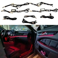 Autowellus Benz S GLE GLS CLS W166 W292 X166 W218 W212 Lampe d'ambiance 12V 3 améliorations 12 couleurs Éclairage décoratif intérieur