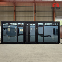 Casas Móviles de Contenedor Expandible de Lujo de 20 Pies Oficinas Portátiles Cocina Baño Pequeñas Casas de Vacaciones Hechas de Panel Sándwich