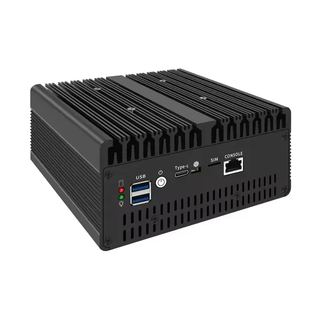 4xi226-V 2.5G Firewall Mini PC 4*/2*10G SFP+ Intel i7 13620H 8505 2*DDR5 NVMe Industrial Computer Home Server Proxmox