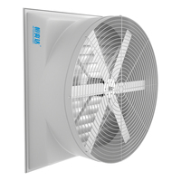 Industrieller Dach-Axialventilator für Geflügelfarmen Wand-/Fenstermontierbar 110V-415V SMC Glasfaser FRP Stahlflügel