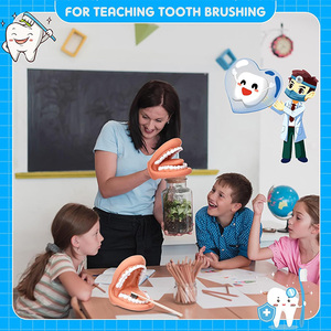 Miệng con rối với lưỡi răng miệng miệng con Rối tay răng miệng mô hình cho bé trai và bé gái dụng cụ giáo dục trị liệu ngôn ngữ - Product Image 3