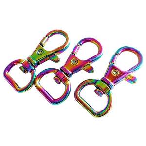 Atacado colorido Mini carteira Hardware Dog Leash Metal Clip Buckle Hooks - Product Image 1