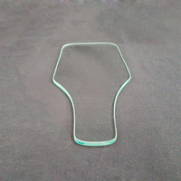 Vidrio Flotado Templado Ultra Transparente de Baja Emisión de Rayos Infrarrojos con Ranura Irregular en Arco de Alta Definición
