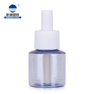 Bottiglia vuota in PET con ricarica di liquido repellente per zanzare con stoppino e tappo a vite - Product Image 1