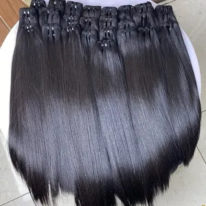 Fournisseurs de faisceaux de cheveux humains bruts Faisceaux de cheveux péruviens doublement étirés de qualité 12a brute non transformés