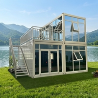 Serre mobile préfabriquée de luxe extensible et entièrement meublée pour usage agricole, commercial, en entrepôt ou en sous-sol