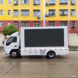 New ISUZU 4X2 Diesel Manual Outdoor Digital LED Billboard Mobile Advertising Truck with Display Screen - Product Image 6