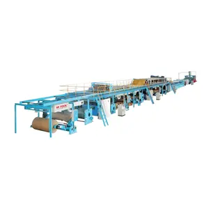 3 lapis jalur produksi karton bergelombang/mesin kotak bergelombang/jalur produksi papan Kertas