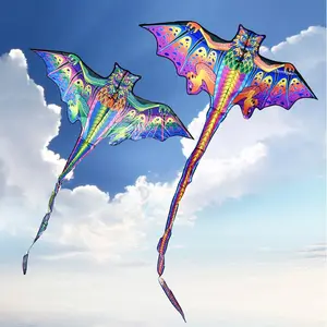 Factory Wholesale New Children's Cartoon Pterodactyl Kite Kids Toy Non-woven Flying Kite
