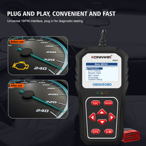 KONNWEI-herramienta multilingüe <span class=keywords><strong>de</strong></span> reparación <span class=keywords><strong>de</strong></span> vehículos KW818 OBD2 EOBD, máquina <span class=keywords><strong>de</strong></span> diagnóstico <span class=keywords><strong>de</strong></span> problemas <span class=keywords><strong>de</strong></span> coche para apagar MIL - Product Image 3