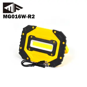 High Quality 12V Portable 10W Usb Rechargeable Battery Inspection Lamp Cob Led Work Light