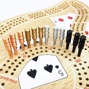 Bán buôn truyền thống cribbage Hội Đồng Quản trị trò chơi với chốt thép không gỉ dây kim loại EDM cribbage chốt phù hợp với 1/8 Lỗ Giảm dần thiết kế - Product Image 4