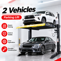 Peralatan Parkir Vertikal Duplex Car Stacker 2 Post Parking Lift Garasi Rumah Smart Two Post Car Parking Lift