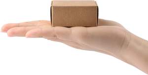 <strong>Mini</strong> 100-Pack Brown Kraft <strong>Cardboard</strong> <strong>Boxes</strong> 2.16 X 2.16 X 0.98 Inches for Ring Earrings and Watch Jewelry Packaging - Product Image 5