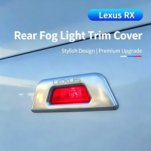 Premium Stainless Steel Polished Modern Tail Light Cover Trim RX300 450hL Rear Trunk Tailgate Decor Exterior Mod <b>Lamp</b> - Product Image 2