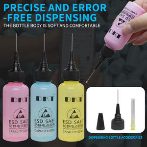 Botella de 60 ml para Flux ESD, Dispensador Antiestático de Polietileno de Alta Densidad para Reparación de Electrónicos - Product Image 4
