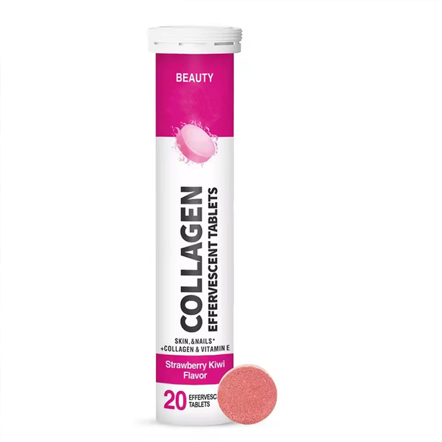 OEM ODM OBM Private Label 1000mg Protein Collagen Vitamin C Effervescent Tablet for Skin Beauty and Radiance