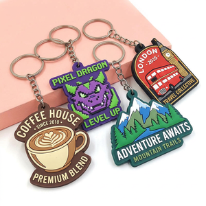 Customized Personalized Soft Pvc Rubber Keychain Promotional Gifts 2D 3D PVC Key <b>Rings</b> - Product Image 2