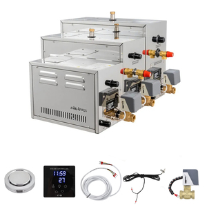 Générateur de vapeur moderne en acier inoxydable de 9 kW avec panneau de commande informatisé pour <span class=keywords><strong>douche</strong></span> vapeur domestique et kit spa <span class=keywords><strong>hammam</strong></span> - Product Image 2