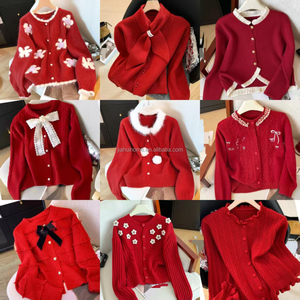 Maglioni e Cardigan da <span class=keywords><strong>Donna</strong></span> in Maglia, Stili alla Moda con Bottoni Stampati, Abbigliamento a Prezzi Convenienti all'Ingrosso - Product Image 3
