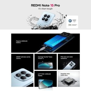 NUEVO <span class=keywords><strong>Xiaomi</strong></span> <span class=keywords><strong>Redmi</strong></span> <span class=keywords><strong>Note</strong></span> 15 <span class=keywords><strong>Pro</strong></span> 4G, 512GB/256GB, 6500mAh, 6.77 Pulgadas, Teléfono Inteligente <span class=keywords><strong>Redmi</strong></span> <span class=keywords><strong>Note</strong></span> 15 <span class=keywords><strong>Pro</strong></span> 4G con Versión Global - Product Image 5