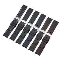 BEAEN <strong>Best</strong> <strong>Selling</strong> 20mm Diving Waterproof Soft <strong>Rubber</strong> Wrist Band Curved End Sport <strong>Bracelet</strong> Liquid Silicone Watch Strap