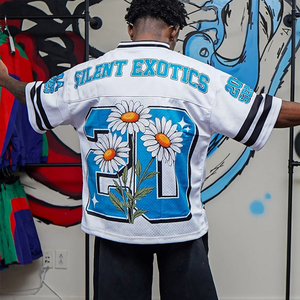 Camiseta de Fútbol Personalizada al por Mayor Tontons, Cuello en V, Estilo Urbano, Bordado, Malla, Jersey Corto - Product Image 5