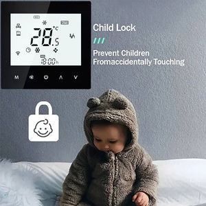 <span class=keywords><strong>Termostato</strong></span> Digitale WiFi Programmabile, Controllo Intelligente <span class=keywords><strong>per</strong></span> Condizionatori d'Aria, Display LCD, Interruttori di Controllo della Temperatura - Product Image 4