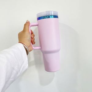 Gobelet isotherme holographique arc-en-ciel en acier inoxydable de 40 oz, écologique, plusieurs couleurs, avec couvercle et paille, idéal pour les cadeaux de la Saint-Valentin - Product Image 5
