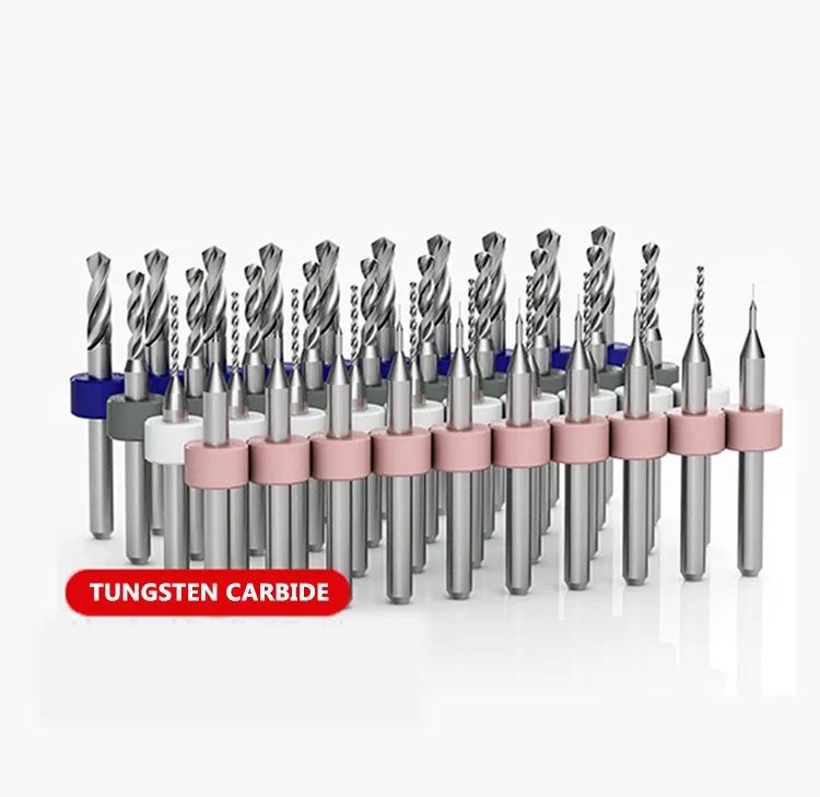 Solid Tungsten Carbide Micro Drills bits PCB Print Circuit Board Drill Bits for SMT CNC