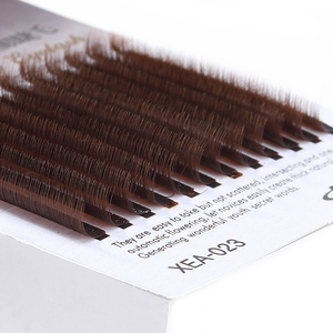 Extensions <span class=keywords><strong>de</strong></span> <span class=keywords><strong>cils</strong></span>, faux-<span class=keywords><strong>cils</strong></span>, volume russe, brun, 1 pièce - Product Image 1