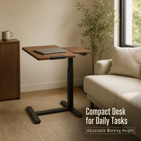 Table de lit réglable, table de chevet mobile, table à repas extensible pour hôpital, structure métallique