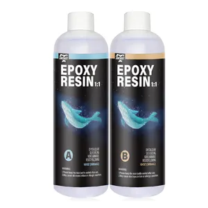 Fast Curing Epoxy Resin 4 Hours Demold Upgrade Formula, 20oz / 600ml Fast Curing and Bubble Free Self Leveling