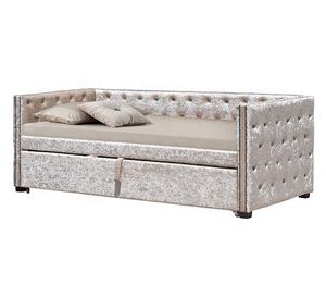 Divano <span class=keywords><strong>Letto</strong></span> <span class=keywords><strong>Singolo</strong></span> in <span class=keywords><strong>Velluto</strong></span> Schiacciato di Alta Qualità, Stile Moderno per Soggiorno - Product Image 1