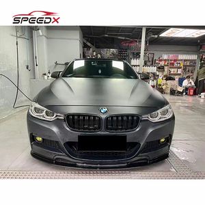 Per <span class=keywords><strong>BMW</strong></span> <span class=keywords><strong>serie</strong></span> <span class=keywords><strong>3</strong></span> F30 VTEN stile lucidalabbra anteriore nero carbonio Look paraurti anteriore Spoiler anteriore labbro - Product Image 3