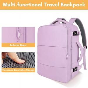 Sac à dos de voyage personnalisé pour femmes, bagage cabine approuvé par la TSA - Product Image 6