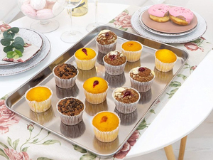 Bandeja para Hornear Lanejoy, Bandeja para Muffins, Donuts y Baguettes, con Rejilla - Product Image 3