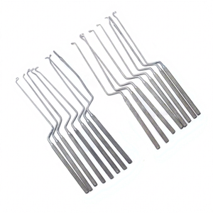 Ensemble de curettes neurochirurgicales Hardy pour la pituitaire, 16 instruments chirurgicaux transsphénoidaux CE, instrument orthopédique en acier inoxydable - Product Image 1