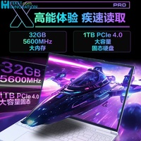 Laptop da gioco Mechrevo Aurora X Pro con Intel Core i9-14900HX, i7-14650HX, U7-255HX, RTX5070Ti, 32GB, 1TB, schermo 2.5K a 300Hz, 500 nit, 16 pollici