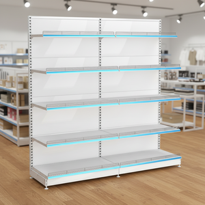 Expositor de Laticínios em Aço de Grau Industrial com Prateleiras Resistentes à Temperatura para Supermercados - Product Image 1