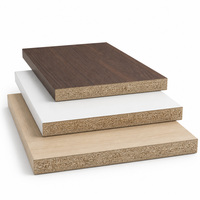 Panneau OSB mélaminé haute résistance, plusieurs couleurs de grain de bois, panneau à fibres orientées pour la décoration et les armoires