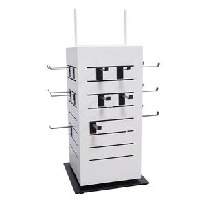 Nouveau design latte métallique mur silencieux tournant bijoux présentoir porte-clés peluche comptoir magasin de détail crochet - Product Image 5