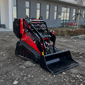 Mini-chargeuse sur chenilles diesel 25 CV, capacité de charge 410 kg, avec moteur Kubota, accessoires et godet – Meilleures ventes - Product Image 5