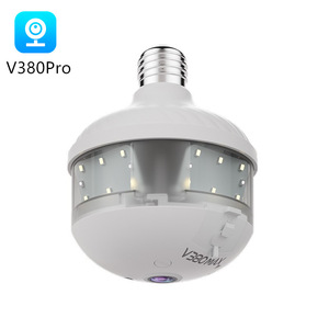 Caméra Ampoule V380Pro E27 2MP WiFi Sans Fil Vision Nocturne Surveillance Intelligente de Sécurité Domestique - Product Image 1
