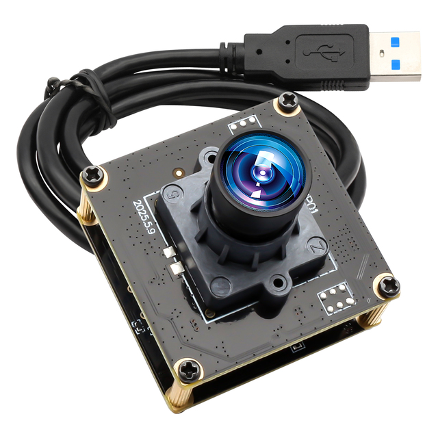 ELP 12MP 4000*3000 USB3.0 Camera Module 1/2.3 IMX577 Sensor High Speed 230fps 1080P Webcam With 1.2m Type-C USB 3.0 Cable