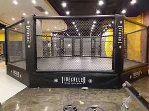 Anneau <span class=keywords><strong>de</strong></span> <span class=keywords><strong>boxe</strong></span> MMA OEM 6m*6m, cage octogonale avec structure en acier, option <span class=keywords><strong>de</strong></span> logo personnalisé, durable et imperméable pour les combats <span class=keywords><strong>de</strong></span> <span class=keywords><strong>boxe</strong></span> professionnels - Product Image 3